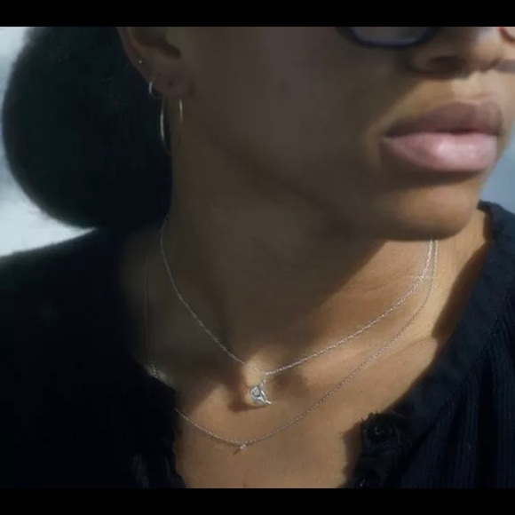 ❌SOLD❌ catbird nyc • diamond pinprick necklace solid white gold diamond - Picture 5 of 13